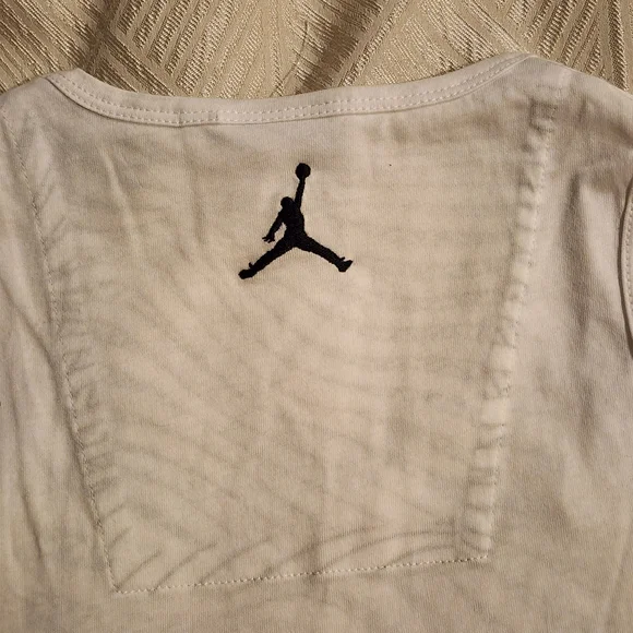 NIKE Jordan Women's White and Black Patterned Tank Top NWT Sz S - Picture 5 of 5